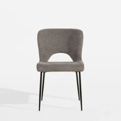 Krzesła|inny Krzesło tapicerowane szare DAPPERI