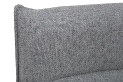 Krzesło tapicerowane szare RUFUS