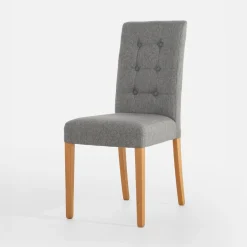 inny Krzesło tapicerowane szarobeżowe SEWIwane szare SEWI