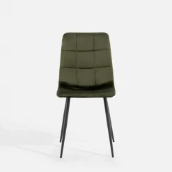 Krzesło tapicerowane zielone FOLVIO