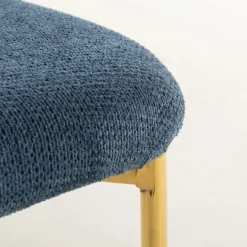 inny Krzesło tapicerowne granatowe ERMENIO