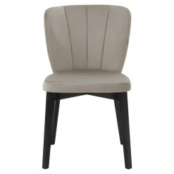 Krzesło welurowe beżowe DEXTER