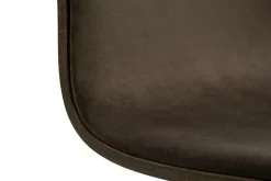 Krzesła|Fameg Krzesło welurowe brązowe VINGE