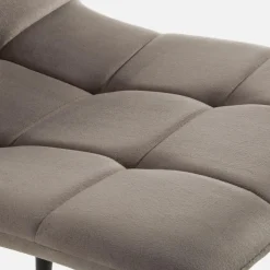 inny Krzesło welurowe ciemnobeżowe JYRANDO