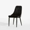 inny Krzesło welurowe czarne HARBORE