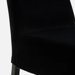 Fameg Krzesło welurowe czarne JOEL