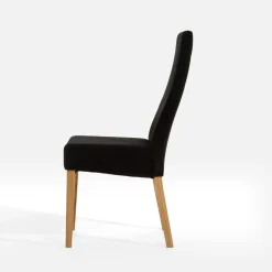 Fameg Krzesło welurowe czarne SORIN