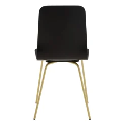 Krzesła|Fameg Krzesło welurowe czarne VINGE