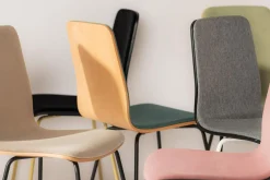 Krzesła|Fameg Krzesło welurowe jasnozielone VINGE