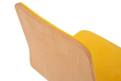 Krzesła|Fameg Krzesło welurowe miodowe VINGE