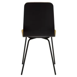 Krzesła|Fameg Krzesło welurowe musztardowe VINGE