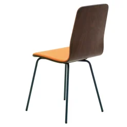 Fameg Krzesło welurowe pomarańczowe VINGE