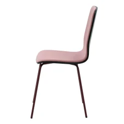 Fameg Krzesło welurowe pudrowy róż VINGE