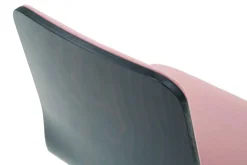 Fameg Krzesło welurowe pudrowy róż VINGE