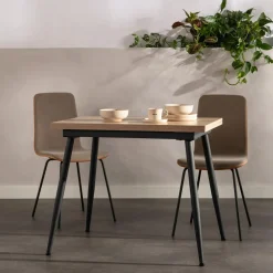 Krzesła|Fameg Krzesło welurowe szarobeżowe VINGE