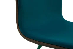 Krzesła|Fameg Krzesło welurowe szmaragdowe VINGE