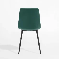 Krzesło welurowe zielone ABADA