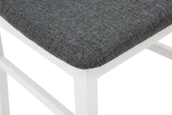 Krzesło z szarym obiciem KOLGA