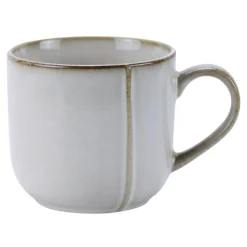 Kubek ceramiczny beżowy MOLLIS 400 ml