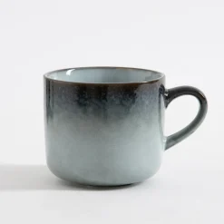 inny Kubek ceramiczny brązowo-szary MALAM 320 ml