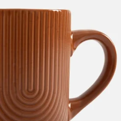 Szklanki I Kubki| Kubek ceramiczny brązowy PAPILAR 310 ml