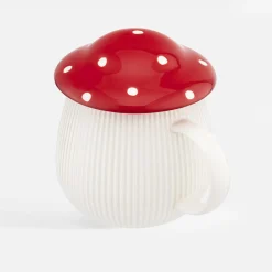 inny Kubek ceramiczny czerwony POD KAPELUSZEM 370 ml