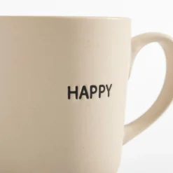 Kubek ceramiczny kremowy MATTE 440 ml