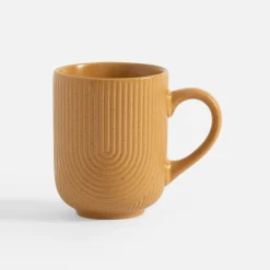Kubek ceramiczny musztardowy PAPILAR 310 ml