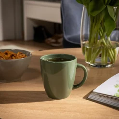 inny Kubek ceramiczny zielony 310 ml