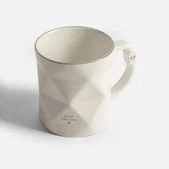 Szklanki I Kubki|inny Kubek geometryczny biały 390 ml