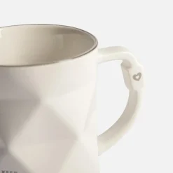 Szklanki I Kubki|inny Kubek geometryczny biały 390 ml