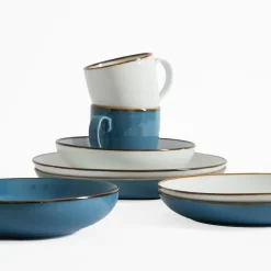 Szklanki I Kubki|Porcelana Bogucice Kubek porcelanowy RUSTIC BLUE 500 ml