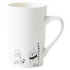 inny Kubek porcelanowy w koty ANIMAL 380 ml