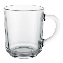 Szklanki I Kubki|Florina Kubek przeźroczysty z uchem STANDARD 250 ml