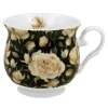 Kubek retro ENGLISH ROSES BLACK 500 ml