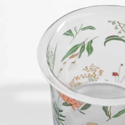 inny Kubek szklany KWIATY 350 ml