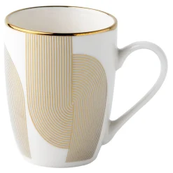 Szklanki I Kubki|Prima Cucina Kubek z nowoczesnym wzorem 330 ml