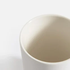 inny Kubek z roślm tłoczeniem biały 380 ml