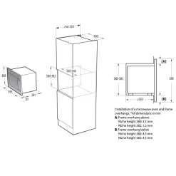 Gorenje Kuchenka mikrofalowa z grillem BM251SG2BG