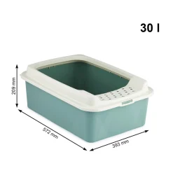 Produkty Dla Zwierząt|ROTHO Kuweta dla kota otwarta zielona ECO BONNIE