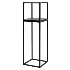 Donice, Osłonki I Kwietniki| Kwietnik metalowy loftowy czarny LILLIE 62 cm