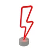 Zumaline Lampa dekoracyjna LED czerwona LIGHTNING