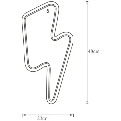Ozdoby Led|Dekoracje Led|Zumaline Lampa dekoracyjna LED LIGHTNING