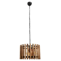 Lampa drewniana wisząca rustykalna AHLAT 37 cm