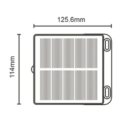 Lampy Ogrodowe|Lampy Ogrodowe|Zumaline Lampa ogrodowa solarna czarna GRID