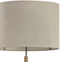 Lampy Podłogowe|TK Tomasz Krywult Lampa podłogowa abażur szary DEVA NATURE
