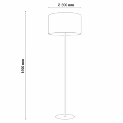 TK Tomasz Krywult Lampa podłogowa ciemnoszara EARTH