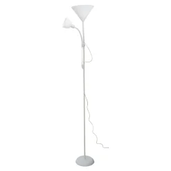 PLATINET S.A. Lampa podłogowa E14 E27 podstawa biała