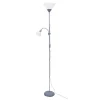 Lampy Podłogowe|PLATINET S.A. Lampa podłogowa E14 E27 podstawa szara
