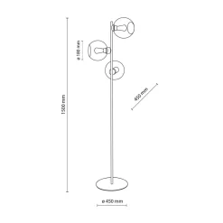 Lampy Podłogowe|TK Tomasz Krywult Lampa podłogowa grafitowa CUBUS